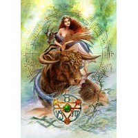 Elemental Earth Talisman and Greeting Card