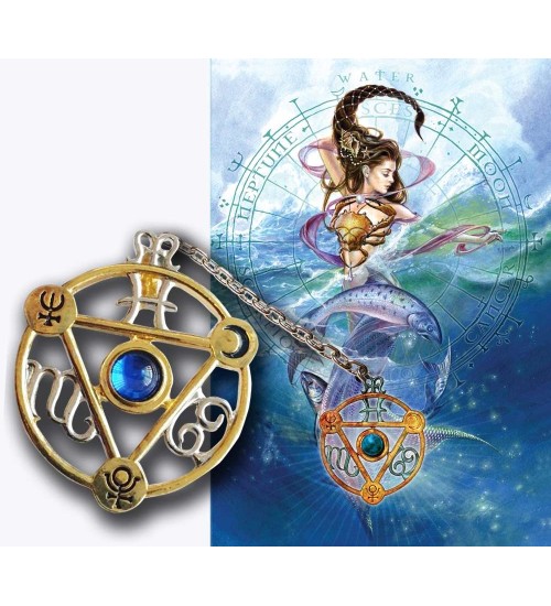 Elemental Water Talisman and Greeting Card