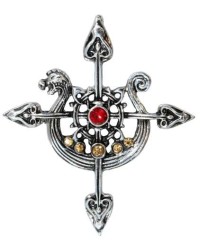Yorvik Compass Necklace for Safe Travels