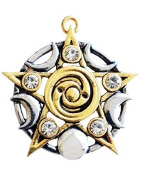 Star of Skelling Pentagram Necklace