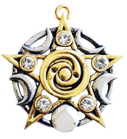 Star of Skelling Pentagram Necklace