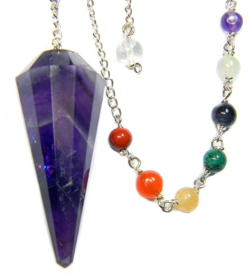 Amethyst Chakra Scrying Pendulum