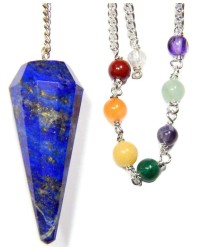 Lapis Lazuli Chakra Scrying Pendulum