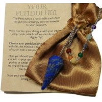 Lapis Lazuli Chakra Scrying Pendulum