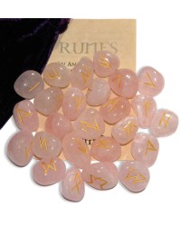 Rose Quartz Gemstone Runes