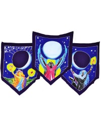 Triple Moon Goddess Prayer Flags