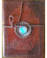 Pentagram Leather Journal with Latch