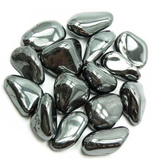 Hematite Tumbled Stones - 1 Pound Pack