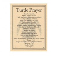 Turtle Animal Spirit Prayer Parchment Poster