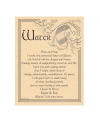 Element of Water Parchment Poster