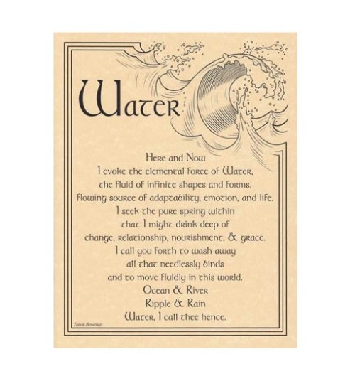 Element of Water Parchment Poster