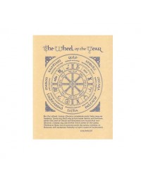 Wheel of the Year Parchment Poster