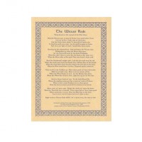 Wiccan Rede (Law) Poster - Full Version